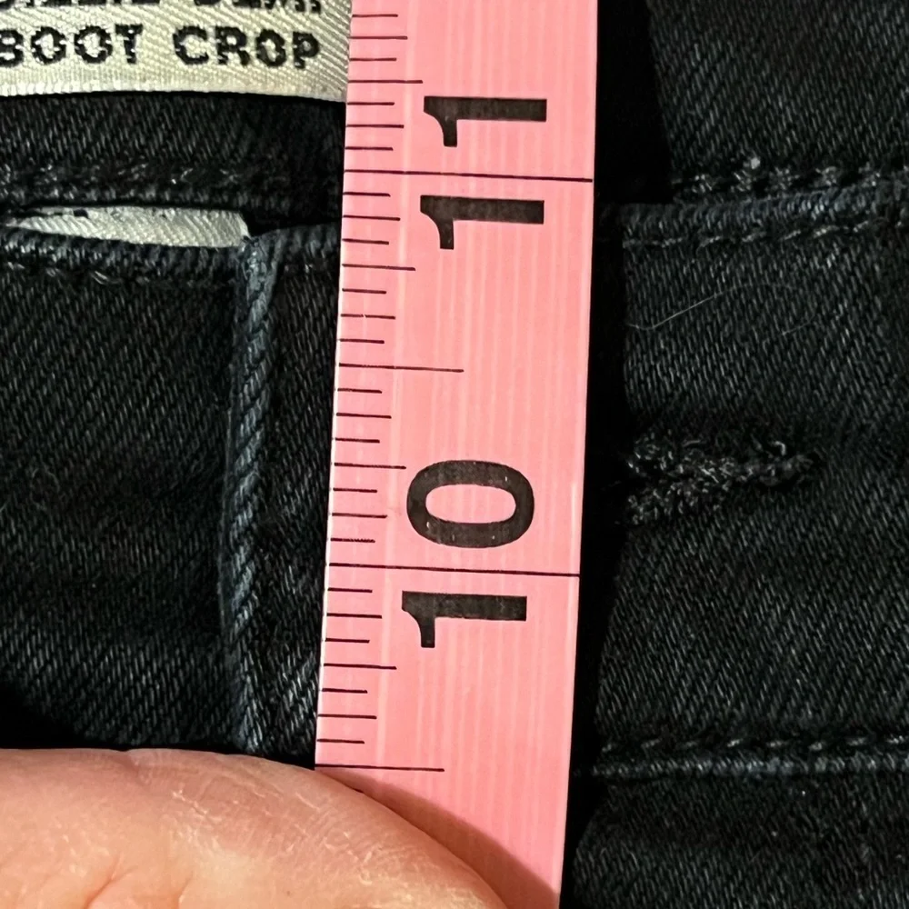 J. Crew Black Ankle-Cropped Jeans